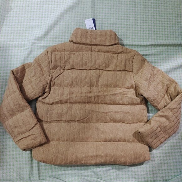 Polo Ralph Lauren Women's Cable-Quilted Wool-Cashmere Jacket - Picture 6 of 11